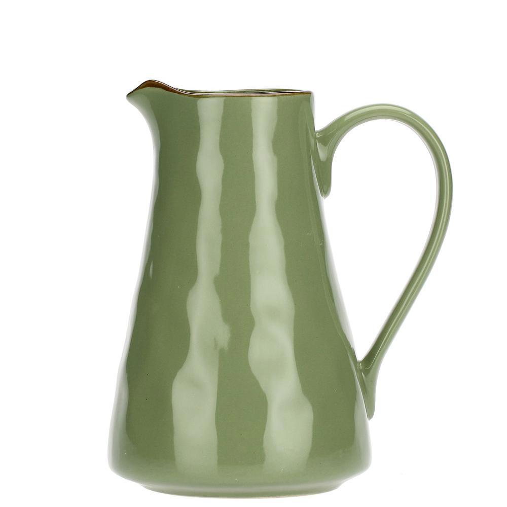 Rose & Tulipani Concerto Verde Oliva Jug 1.7L